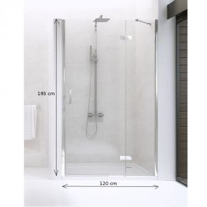 Sprchové dvere do niky DEEP 120 cm pravé