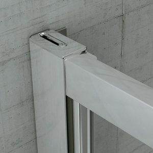 Top-Line štvrťkruhový sprchový kút s posuvnými dvojdielnymi dverami TOPR SanSwiss 190x90 cm