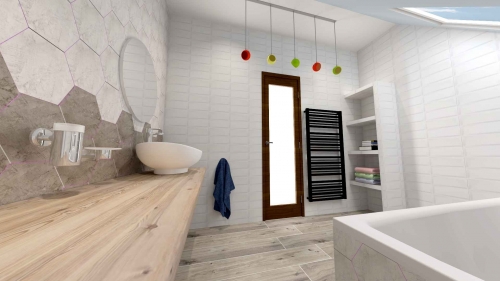 3D návrh kúpeľne 51119 na dvere
