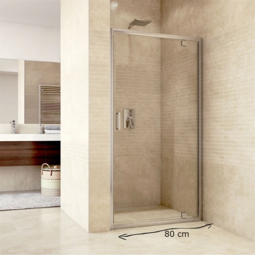 Sprchové dvere pivotové Mistica 80 cm