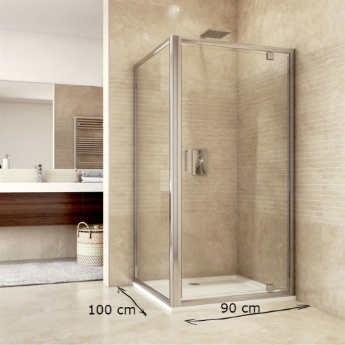 Sprchovací kút Mistica obdĺžnik 90x100x190cm