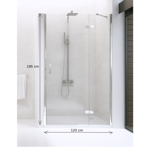 Sprchové dvere do niky DEEP 120cm pravé
