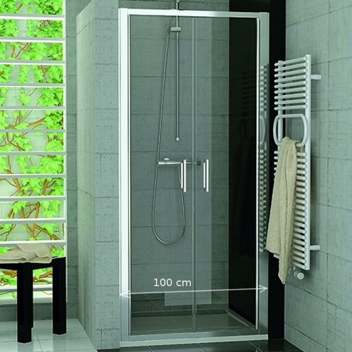 Top-Line dvojkrídlové sprchové dvere Topp2 190x100cm