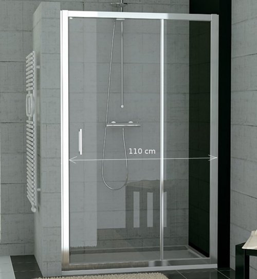 Top-Line jednorídlové sprchové dvere Ted 190x110cm