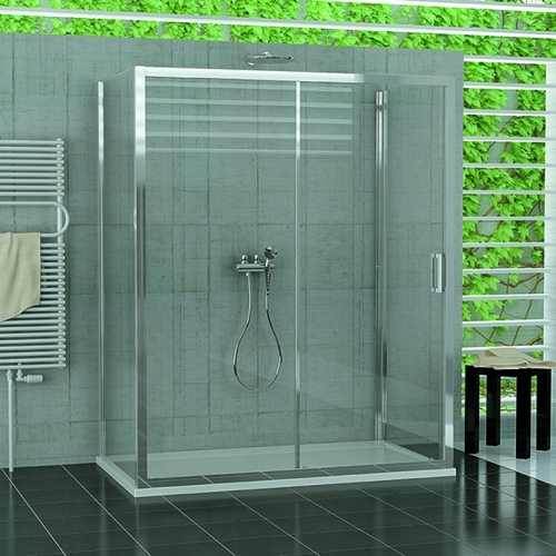 Top-Line posuvné sprchové dvere Tops2 s 2x Topf