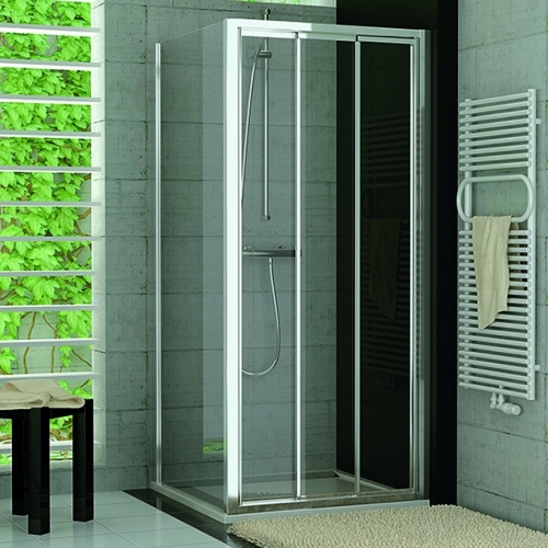 Top-Line trojdielne sprchové dvere Tops3 s Topf